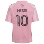 toddler inter miami cf lionel messi adidas light pink 2025 euforia mini kit | San Jose Earthquakes Hats, Jerseys & MLS Apparel