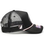 unisex inter miami cf black atmosphere adjustable trucker hat | San Jose Earthquakes Hats, Jerseys & MLS Apparel
