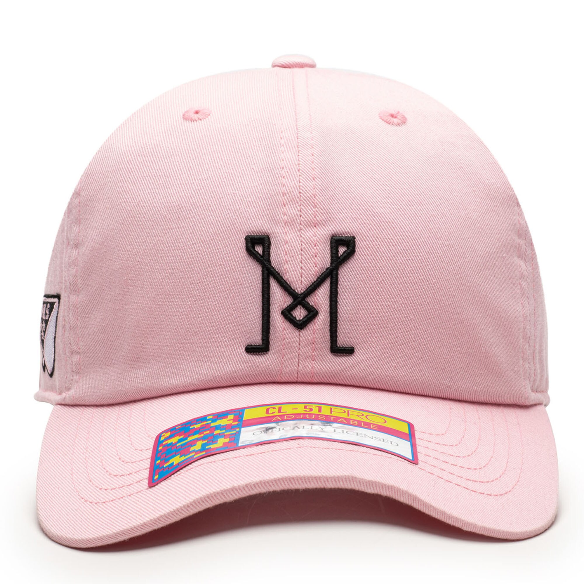 unisex inter miami cf pink bambo classic adjustable hat | San Jose Earthquakes Hats, Jerseys & MLS Apparel