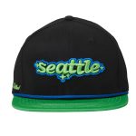 unisex seattle sounders fc live breathe futbol black snapback hat | San Jose Earthquakes Hats, Jerseys & MLS Apparel