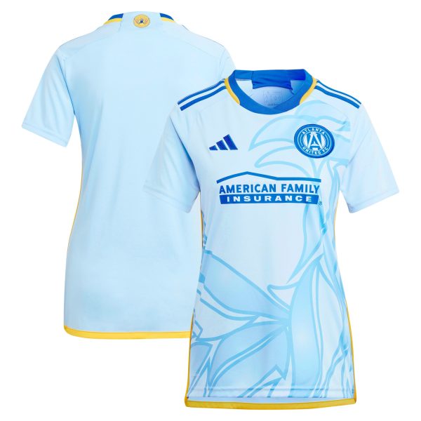 women8217s atlanta united fc adidas light blue 2024 the resurgens kit replica jersey | San Jose Earthquakes Hats, Jerseys & MLS Apparel