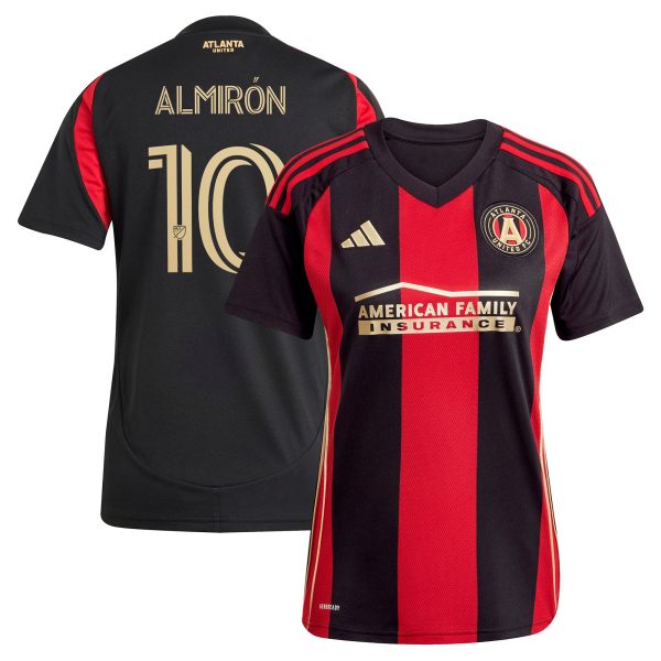 women8217s atlanta united fc miguel almiron adidas black 2025 the connector replica player jersey | San Jose Earthquakes Hats, Jerseys & MLS Apparel