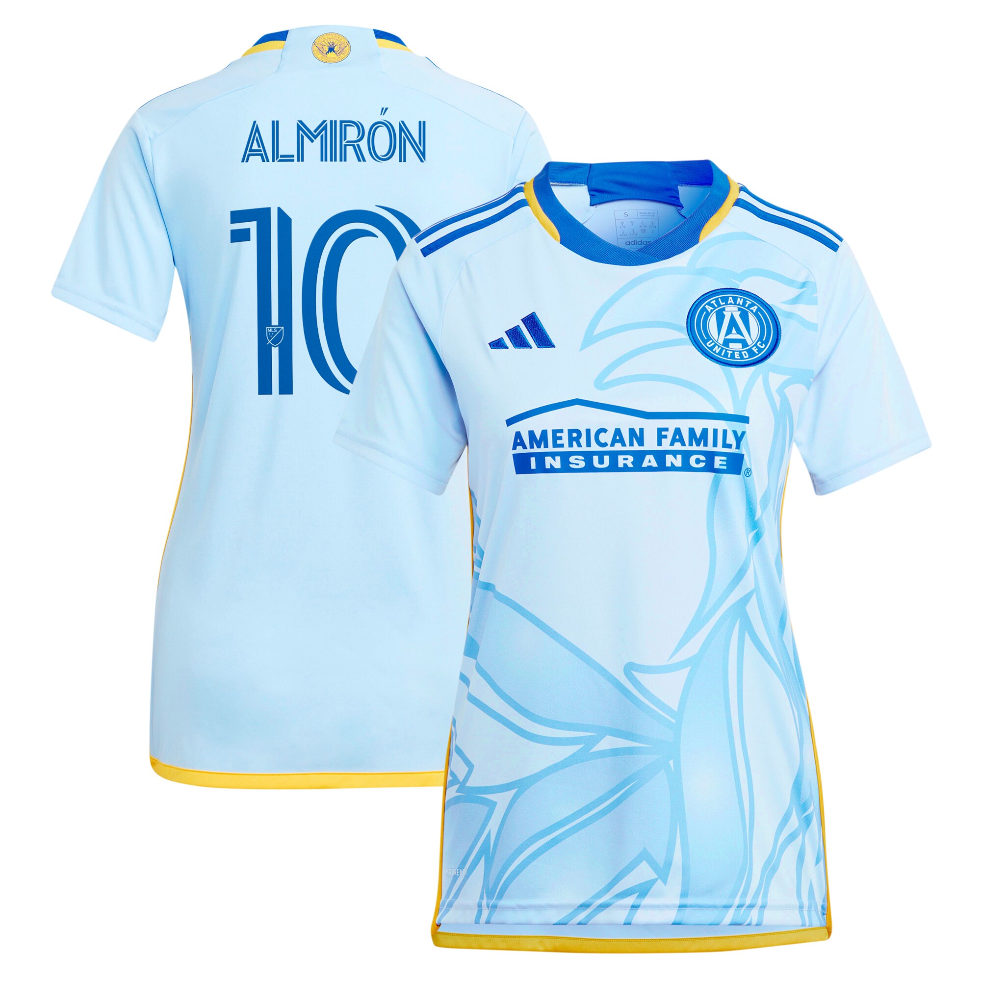 women8217s atlanta united fc miguel almiron adidas light blue 2024 the resurgens kit replica player jersey | San Jose Earthquakes Hats, Jerseys & MLS Apparel
