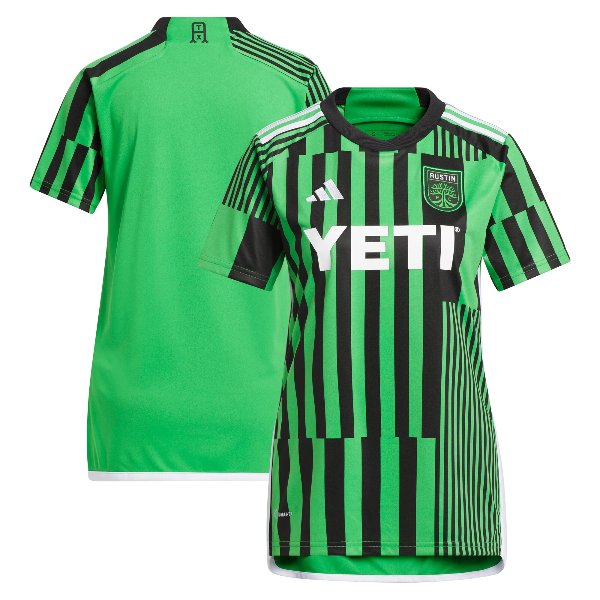 women8217s austin fc adidas green 2023 las voces kit replica jersey | San Jose Earthquakes Hats, Jerseys & MLS Apparel
