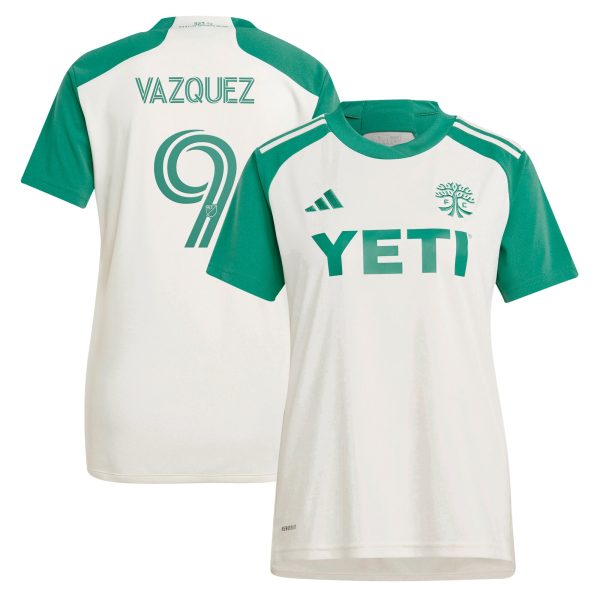 women8217s austin fc brandon vazquez adidas tan 2024 the armadillo kit replica player jersey | San Jose Earthquakes Hats, Jerseys & MLS Apparel