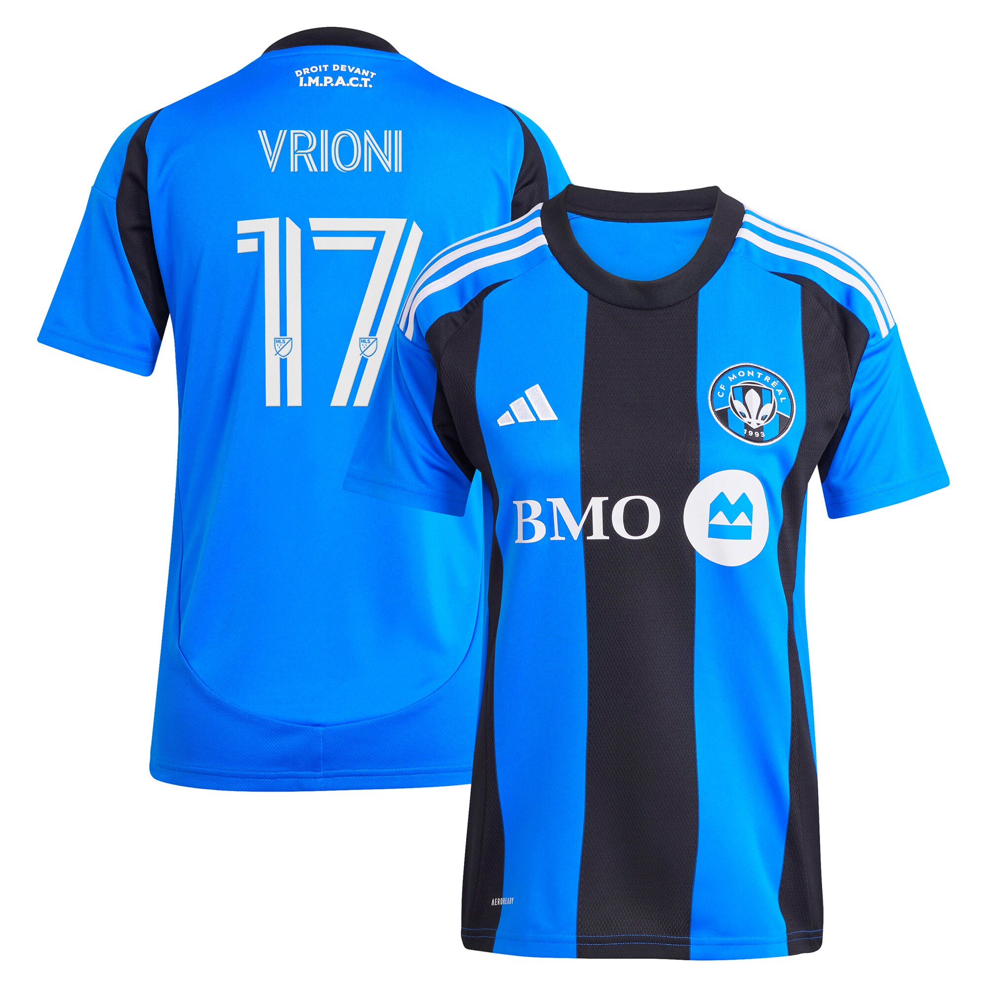 women8217s cf montreal giacomo vrioni adidas blue 2025 montréal original replica player jersey | San Jose Earthquakes Hats, Jerseys & MLS Apparel