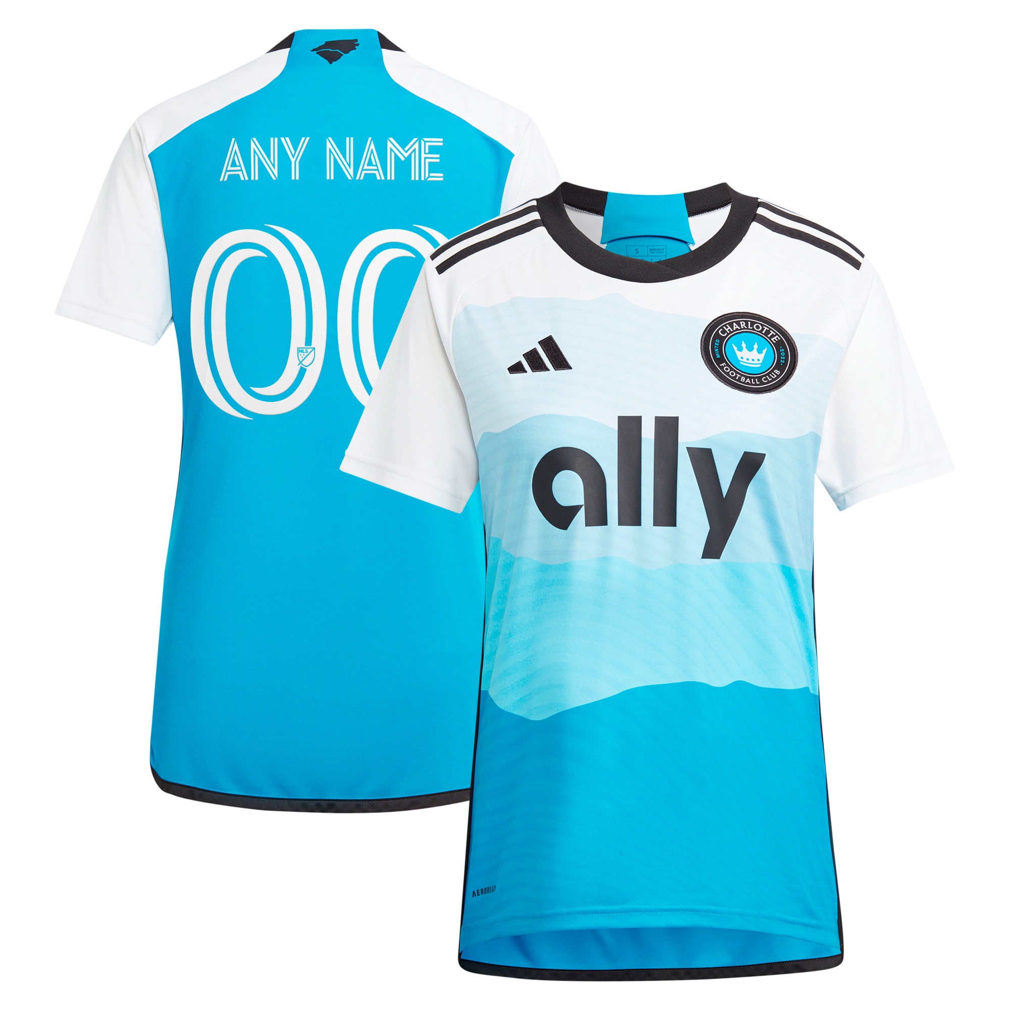 women8217s charlotte fc adidas blue 2024 the carolina kit explore custom replica jersey | San Jose Earthquakes Hats, Jerseys & MLS Apparel