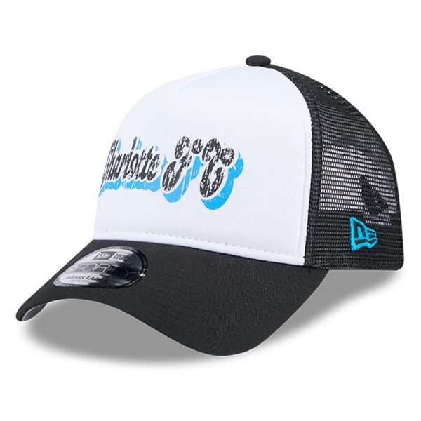 women8217s charlotte fc new era whiteblack throwback a-frame trucker 9forty snapback hat | San Jose Earthquakes Hats, Jerseys & MLS Apparel