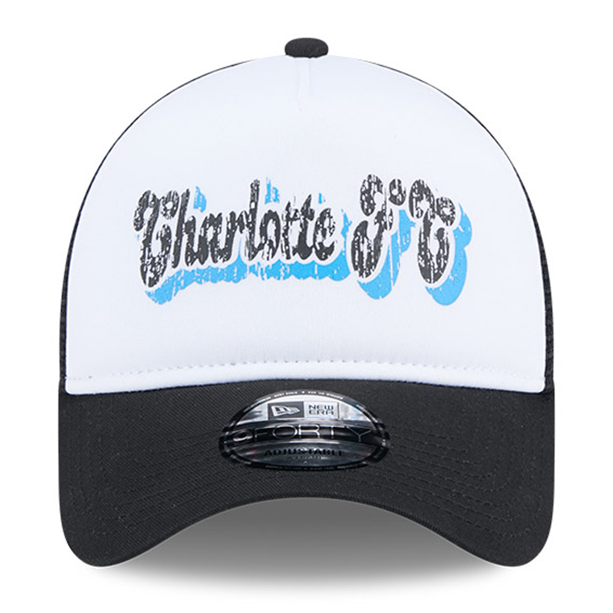 women8217s charlotte fc new era whiteblack throwback a-frame trucker 9forty snapback hat | San Jose Earthquakes Hats, Jerseys & MLS Apparel