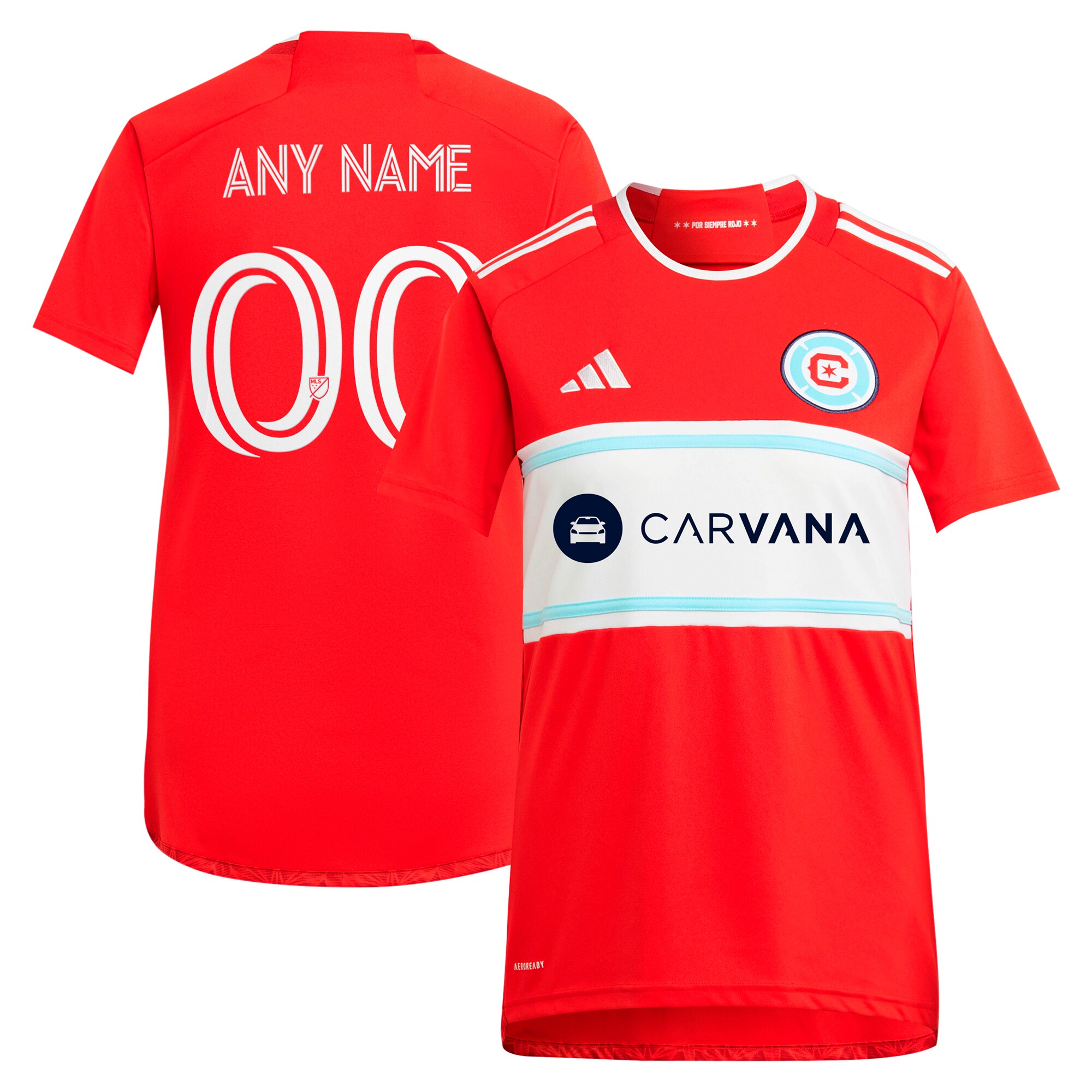 women8217s chicago fire adidas red 2024 return to red replica custom jersey | San Jose Earthquakes Hats, Jerseys & MLS Apparel