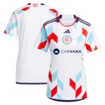 women8217s chicago fire adidas white 2024 a kit for all replica jersey | San Jose Earthquakes Hats, Jerseys & MLS Apparel