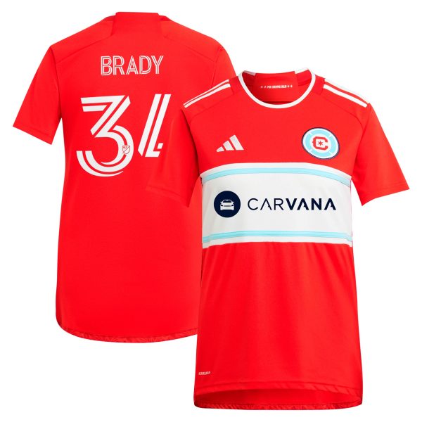 women8217s chicago fire chris brady adidas red 2024 return to red replica player jersey | San Jose Earthquakes Hats, Jerseys & MLS Apparel