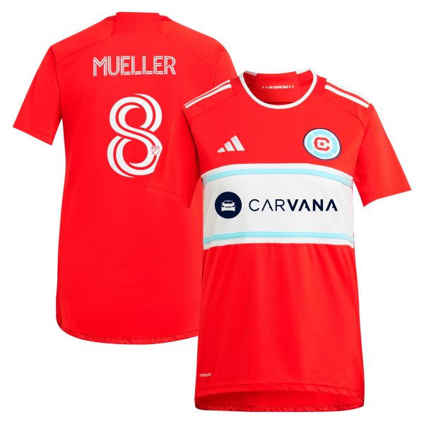 women8217s chicago fire chris mueller adidas red 2024 return to red replica player jersey | San Jose Earthquakes Hats, Jerseys & MLS Apparel