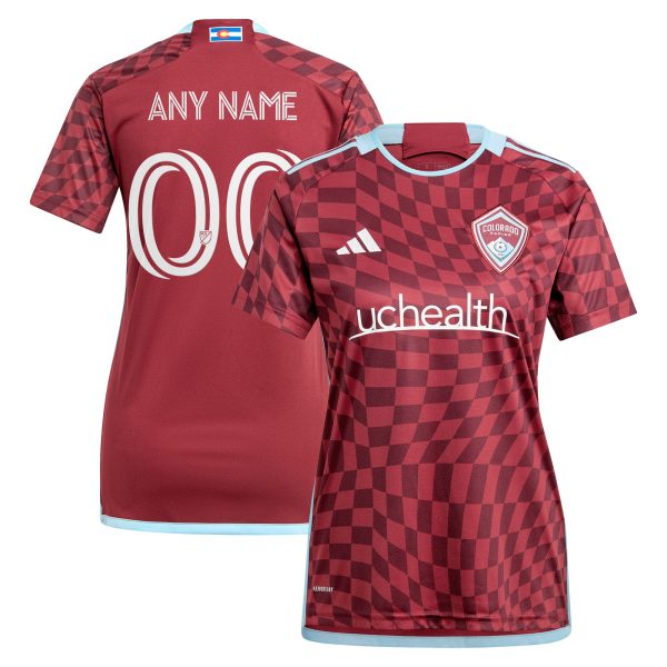 women8217s colorado rapids adidas burgundy 2024 one flag kit replica custom jersey | San Jose Earthquakes Hats, Jerseys & MLS Apparel