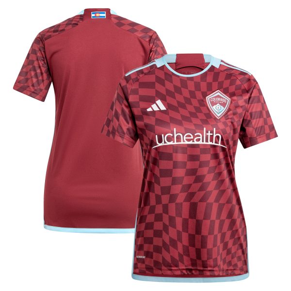 women8217s colorado rapids adidas burgundy 2024 one flag kit replica jersey | San Jose Earthquakes Hats, Jerseys & MLS Apparel