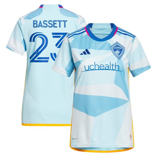 women8217s colorado rapids cole bassett adidas light blue 2023 new day kit replica jersey | San Jose Earthquakes Hats, Jerseys & MLS Apparel
