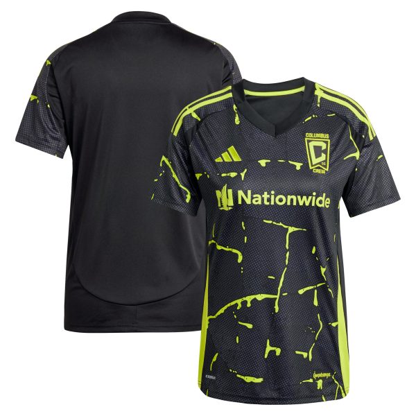 women8217s columbus crew adidas black 2025 the goosebumps kit replica jersey | San Jose Earthquakes Hats, Jerseys & MLS Apparel