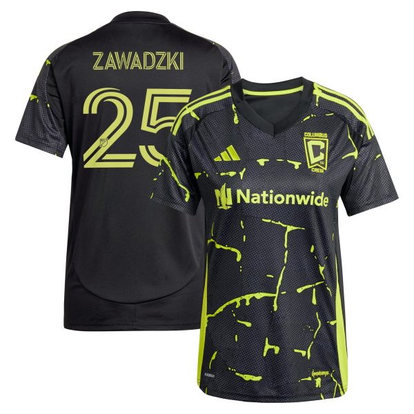 women8217s columbus crew sean zawadzki adidas black 2025 the goosebumps kit replica player jersey | San Jose Earthquakes Hats, Jerseys & MLS Apparel