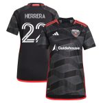 women8217s d.c. united aaron herrera adidas black 2024 the icon kit replica player jersey | San Jose Earthquakes Hats, Jerseys & MLS Apparel