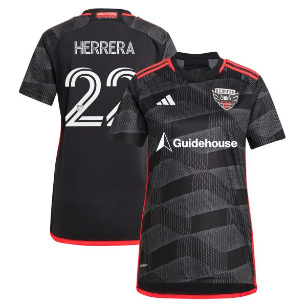 women8217s d.c. united aaron herrera adidas black 2024 the icon kit replica player jersey | San Jose Earthquakes Hats, Jerseys & MLS Apparel