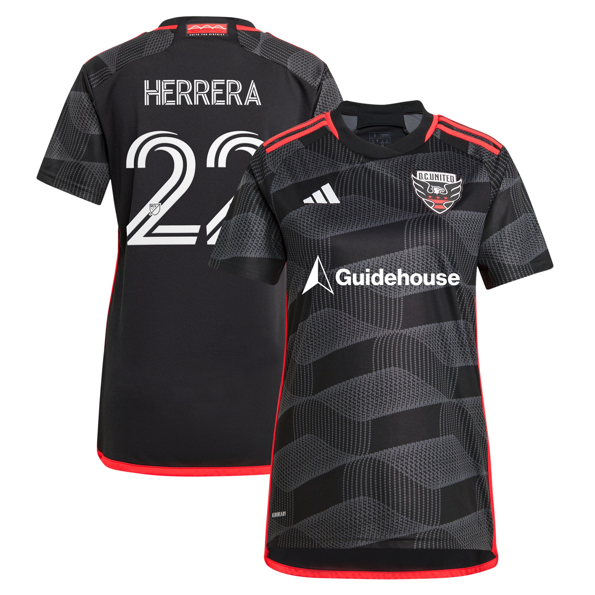 women8217s d.c. united aaron herrera adidas black 2024 the icon kit replica player jersey | San Jose Earthquakes Hats, Jerseys & MLS Apparel