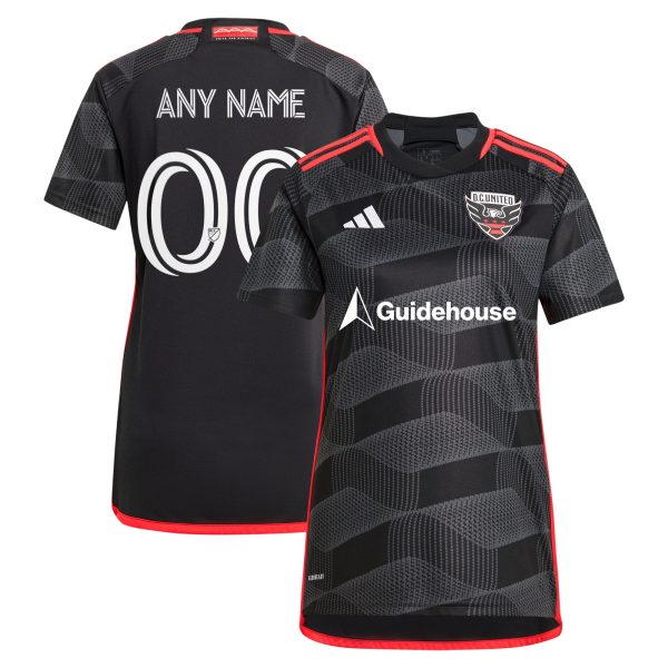 women8217s d.c. united adidas black 2024 the icon kit replica custom jersey | San Jose Earthquakes Hats, Jerseys & MLS Apparel