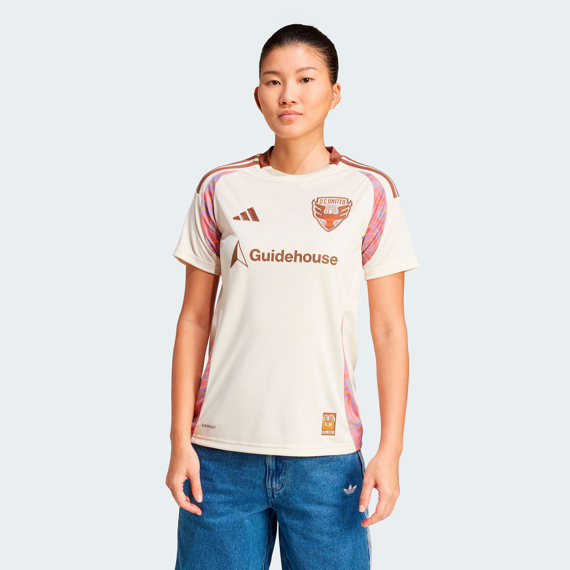 women8217s d.c. united adidas natural 2025 the soul kit replica jersey | San Jose Earthquakes Hats, Jerseys & MLS Apparel