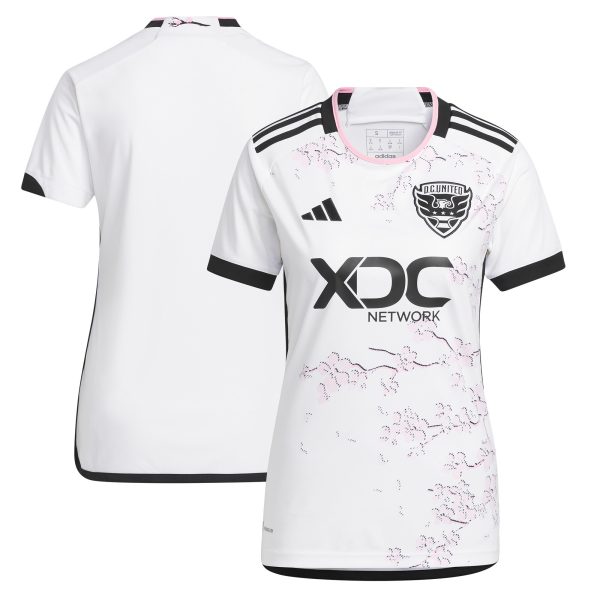 women8217s d.c. united adidas white 2023 the cherry blossom kit replica jersey | San Jose Earthquakes Hats, Jerseys & MLS Apparel