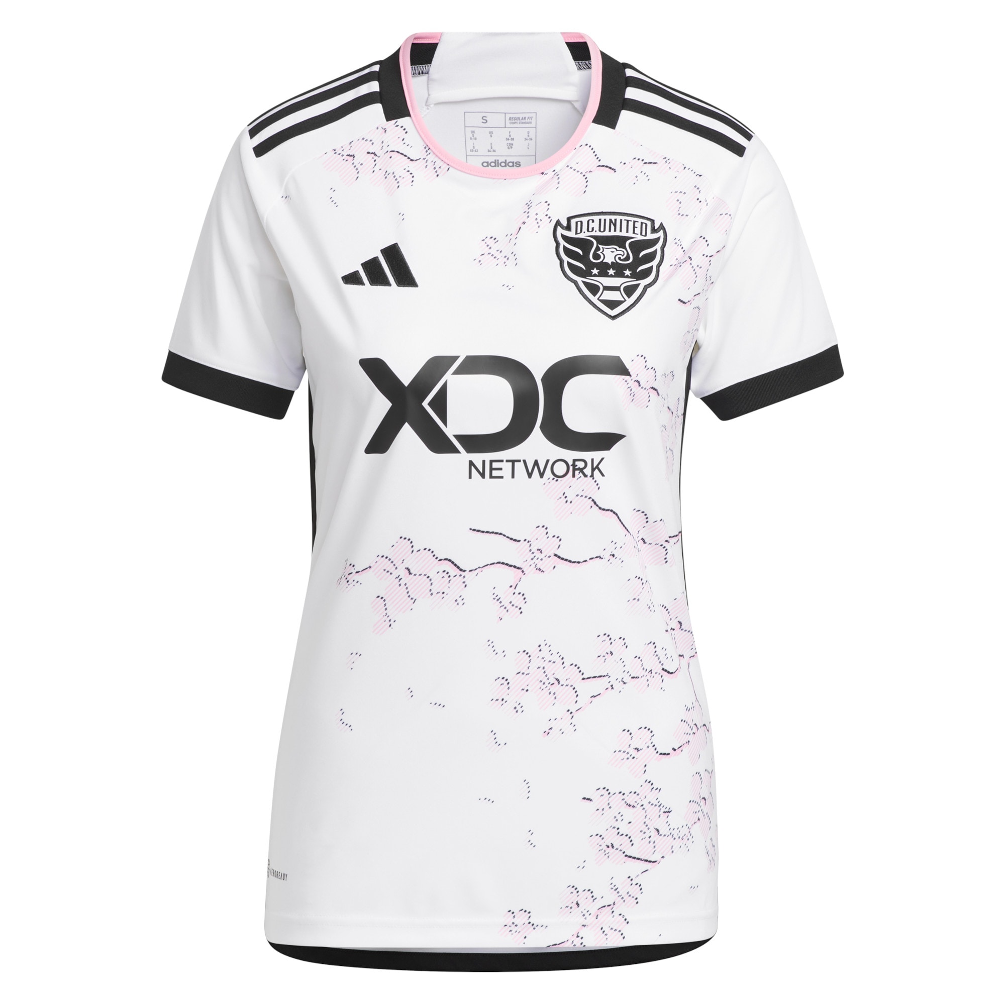 women8217s d.c. united adidas white 2023 the cherry blossom kit replica jersey | San Jose Earthquakes Hats, Jerseys & MLS Apparel