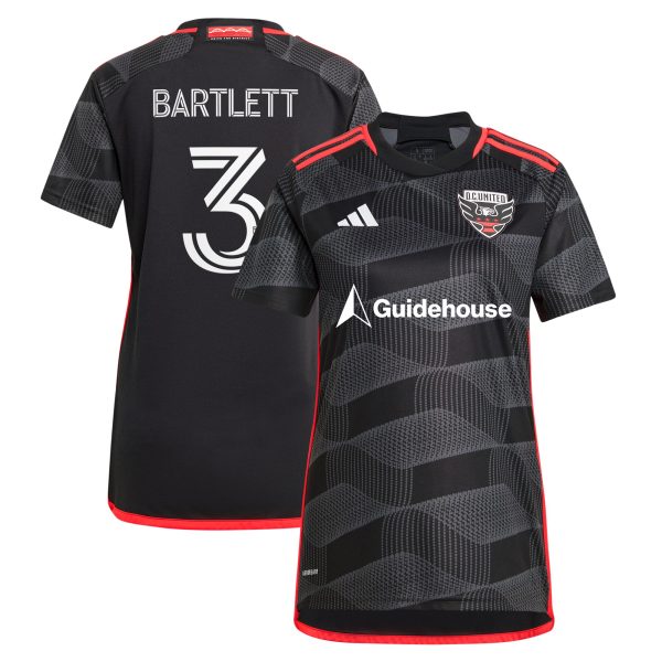 women8217s d.c. united lucas bartlett adidas black 2024 the icon kit replica player jersey | San Jose Earthquakes Hats, Jerseys & MLS Apparel
