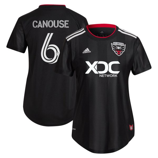 women8217s d.c. united russell canouse adidas black 2022 black and red kit replica player jersey | San Jose Earthquakes Hats, Jerseys & MLS Apparel