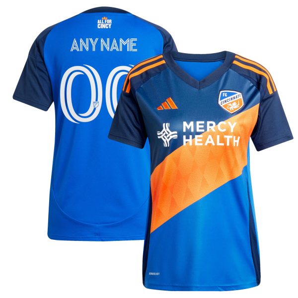 women8217s fc cincinnati adidas blue 2025 orange and blue legacy kit replica custom jersey | San Jose Earthquakes Hats, Jerseys & MLS Apparel