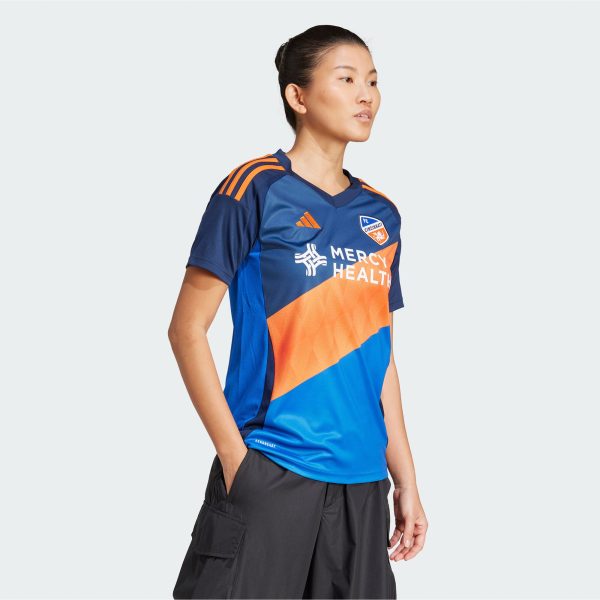 women8217s fc cincinnati adidas blue 2025 orange and blue legacy kit replica jersey | San Jose Earthquakes Hats, Jerseys & MLS Apparel