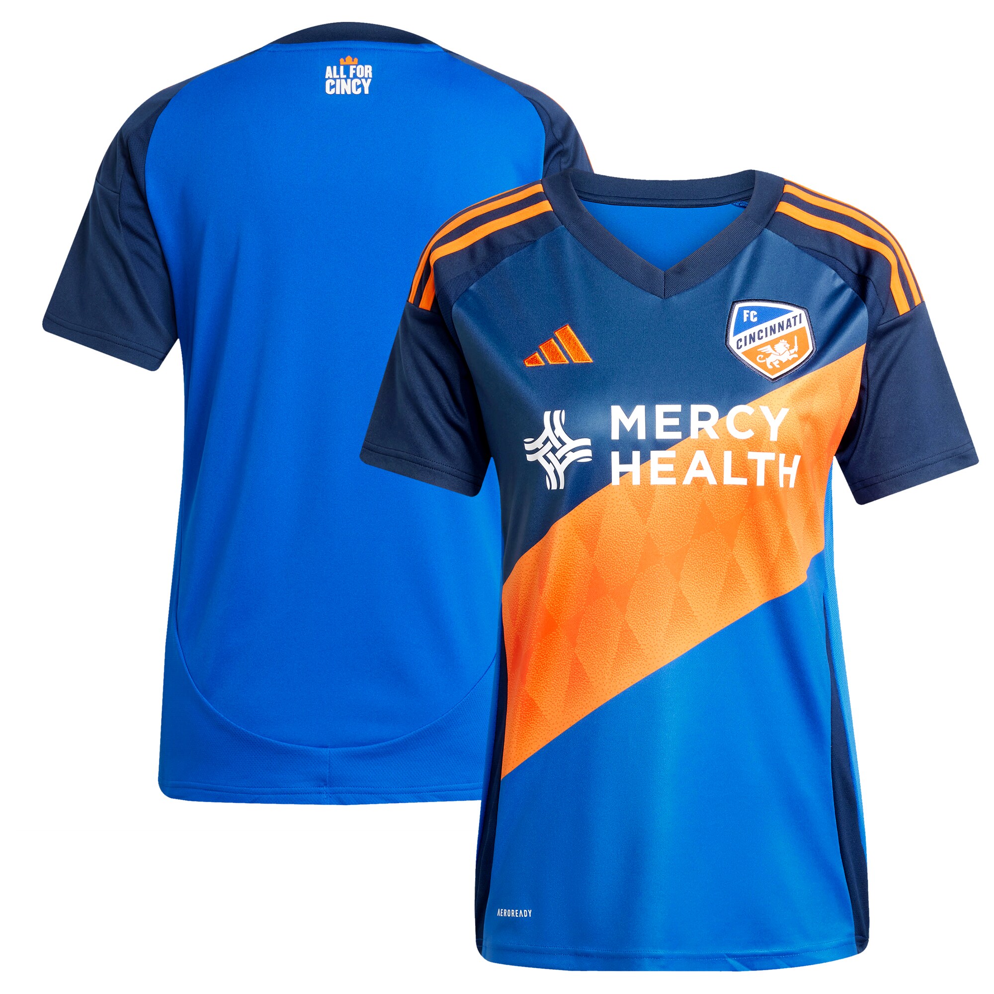 women8217s fc cincinnati adidas blue 2025 orange and blue legacy kit replica jersey | San Jose Earthquakes Hats, Jerseys & MLS Apparel