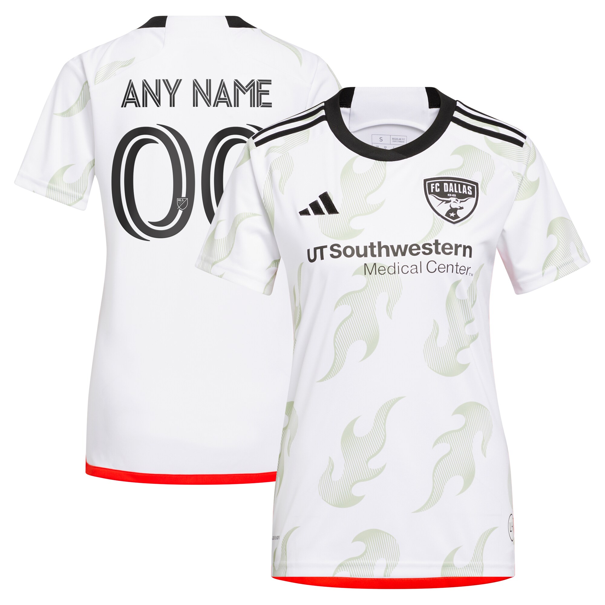 women8217s fc dallas adidas white 2023 burn baby burn replica custom jersey | San Jose Earthquakes Hats, Jerseys & MLS Apparel