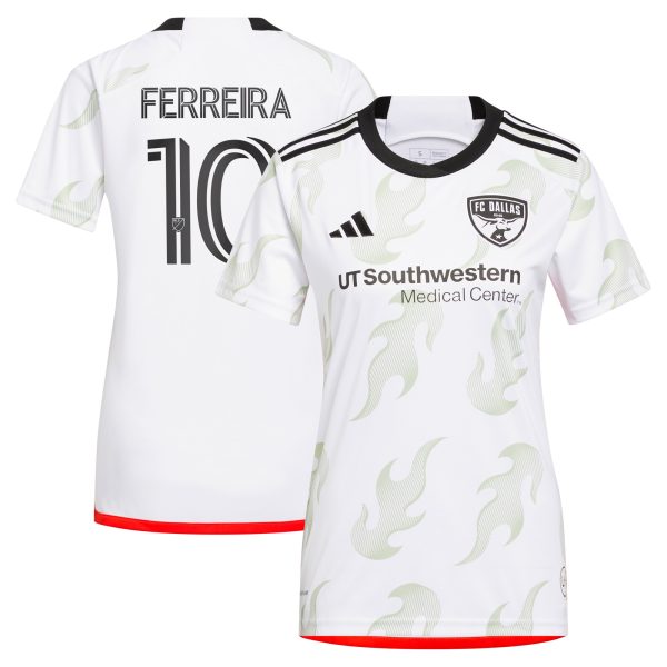women8217s fc dallas jesus ferreira adidas white 2023 burn baby burn replica player jersey | San Jose Earthquakes Hats, Jerseys & MLS Apparel