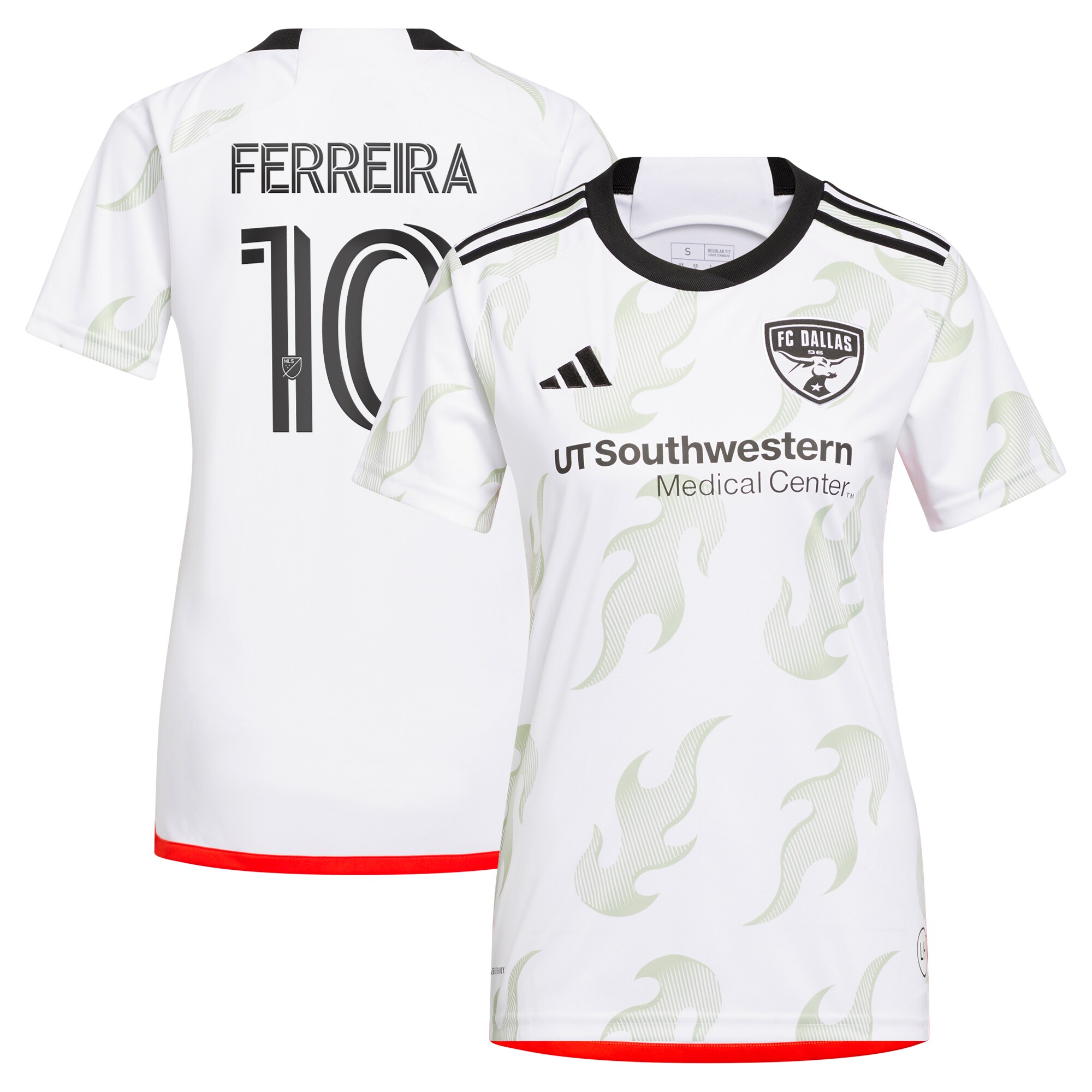 women8217s fc dallas jesus ferreira adidas white 2023 burn baby burn replica player jersey | San Jose Earthquakes Hats, Jerseys & MLS Apparel