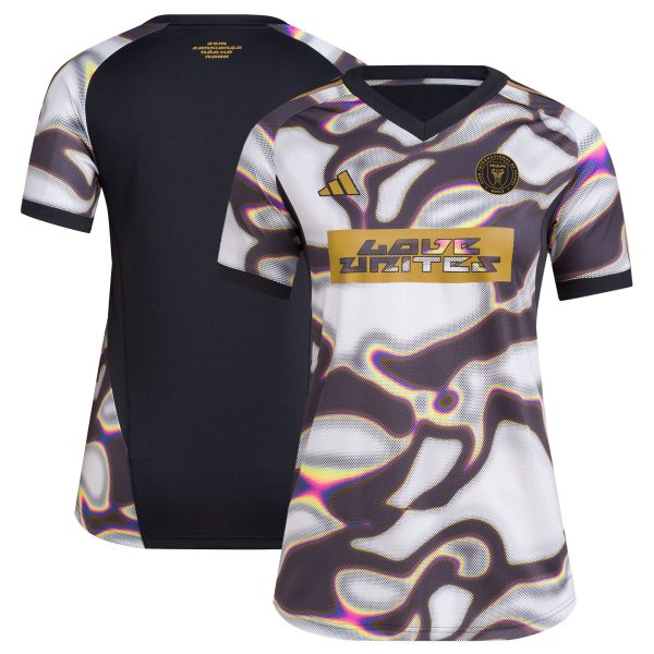 women8217s inter miami cf adidas black 2024 pride pre-match top | San Jose Earthquakes Hats, Jerseys & MLS Apparel