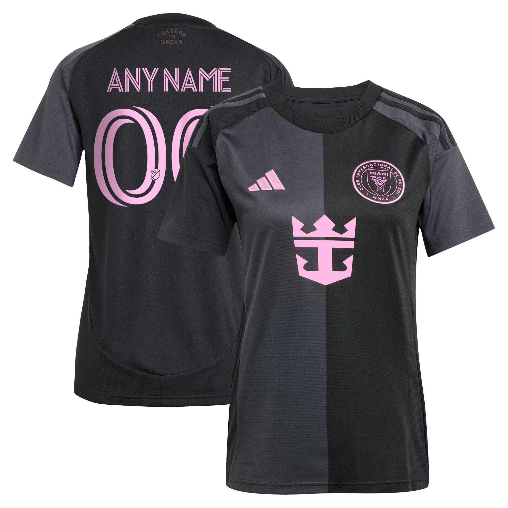 women8217s inter miami cf adidas black 2025 the fortitude kit replica custom jersey | San Jose Earthquakes Hats, Jerseys & MLS Apparel