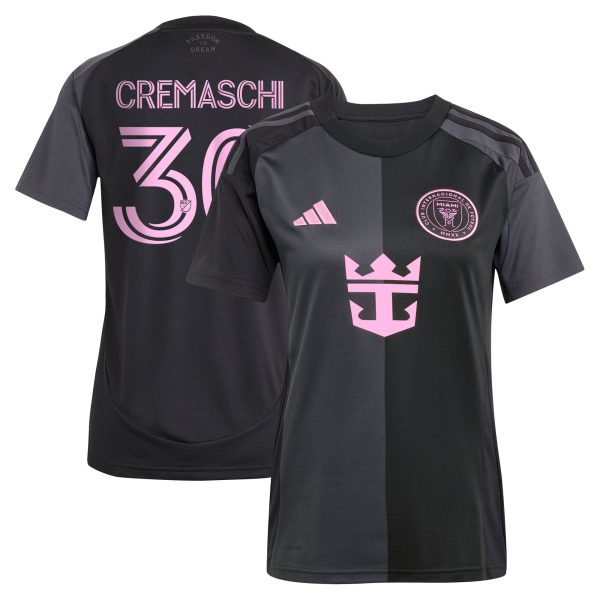 women8217s inter miami cf benjamin cremaschi adidas black 2025 the fortitude kit replica player jersey | San Jose Earthquakes Hats, Jerseys & MLS Apparel