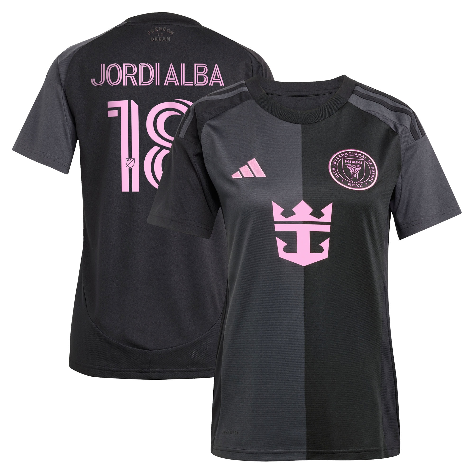 women8217s inter miami cf jordi alba ramos adidas black 2025 the fortitude kit replica player jersey | San Jose Earthquakes Hats, Jerseys & MLS Apparel