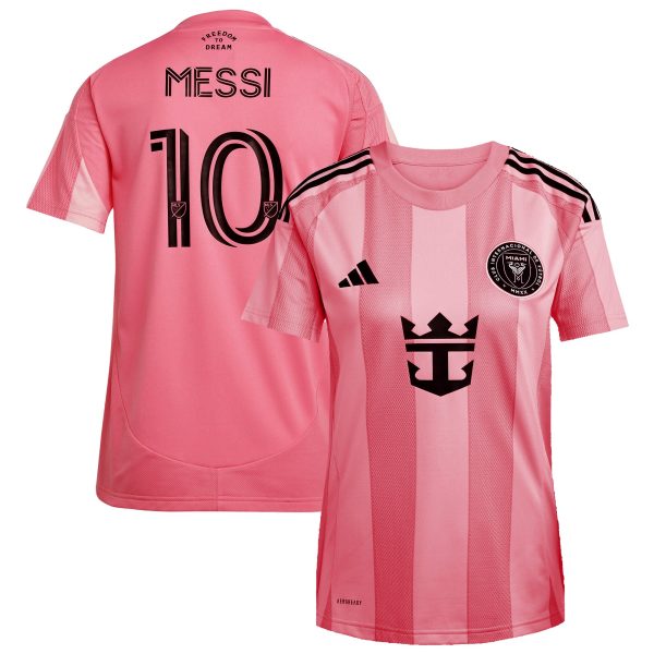 women8217s inter miami cf lionel messi adidas light pink 2025 euforia replica player jersey | San Jose Earthquakes Hats, Jerseys & MLS Apparel