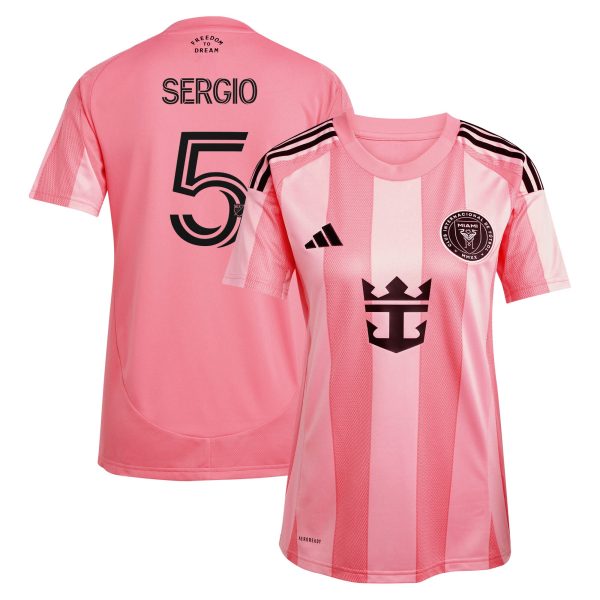 women8217s inter miami cf sergio busquets adidas light pink 2025 euforia replica player jersey | San Jose Earthquakes Hats, Jerseys & MLS Apparel