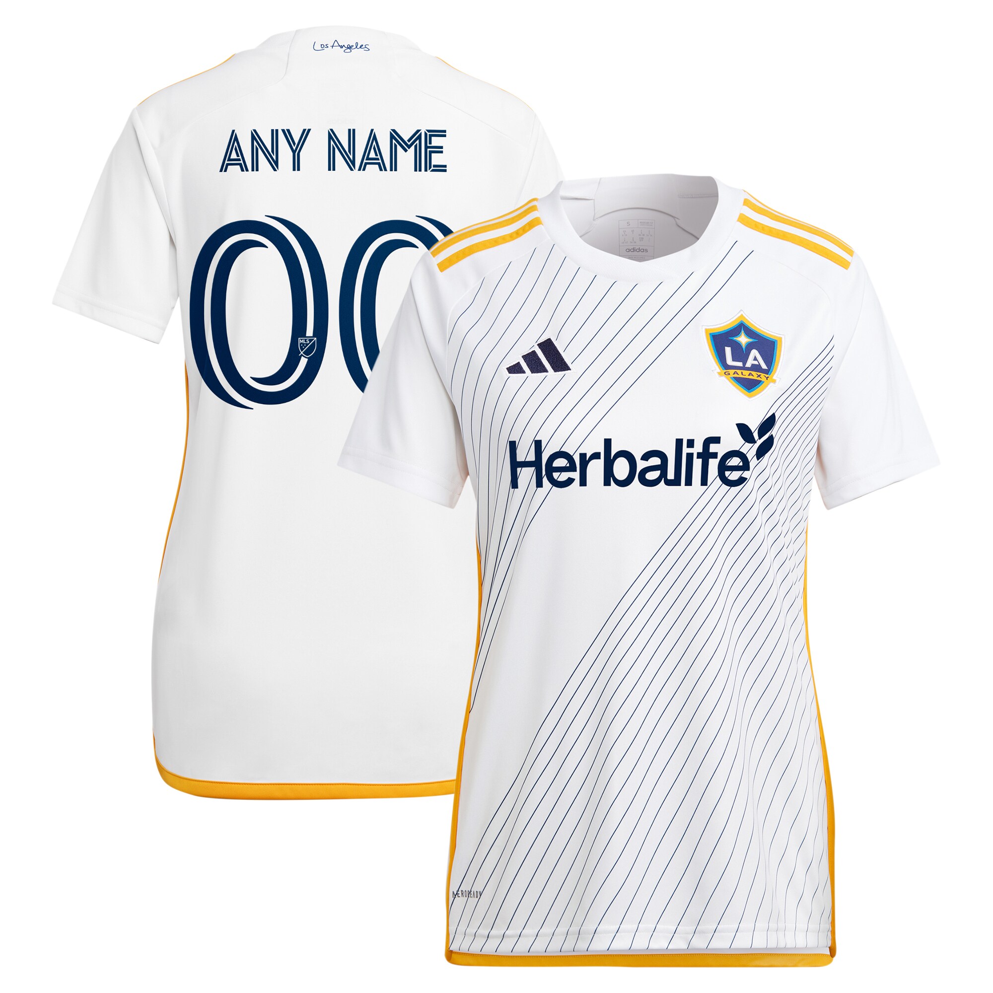 women8217s la galaxy adidas white 2024 angeleno kit replica custom jersey | San Jose Earthquakes Hats, Jerseys & MLS Apparel