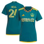 women8217s la galaxy jalen neal adidas green 2024 la kit replica player jersey | San Jose Earthquakes Hats, Jerseys & MLS Apparel