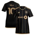 women8217s lafc carlos vela adidas black 2024 primary replica player jersey | San Jose Earthquakes Hats, Jerseys & MLS Apparel