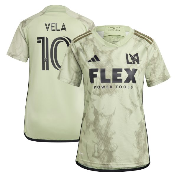 women8217s lafc carlos vela adidas green 2023 smokescreen replica player jersey | San Jose Earthquakes Hats, Jerseys & MLS Apparel