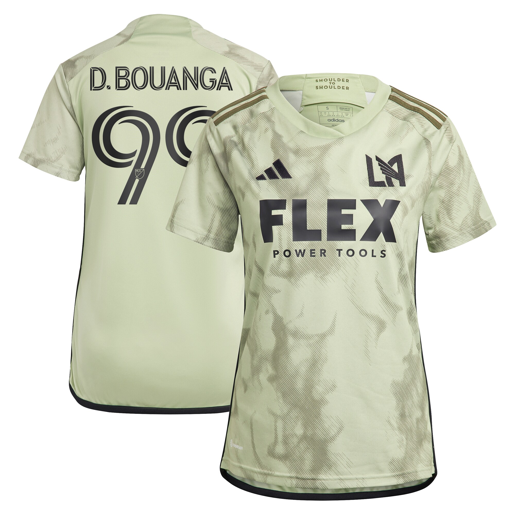women8217s lafc denis bouanga adidas green 2023 smokescreen replica player jersey | San Jose Earthquakes Hats, Jerseys & MLS Apparel