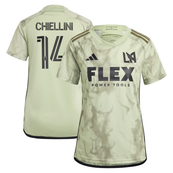 women8217s lafc giorgio chiellini adidas green 2023 smokescreen replica player jersey | San Jose Earthquakes Hats, Jerseys & MLS Apparel