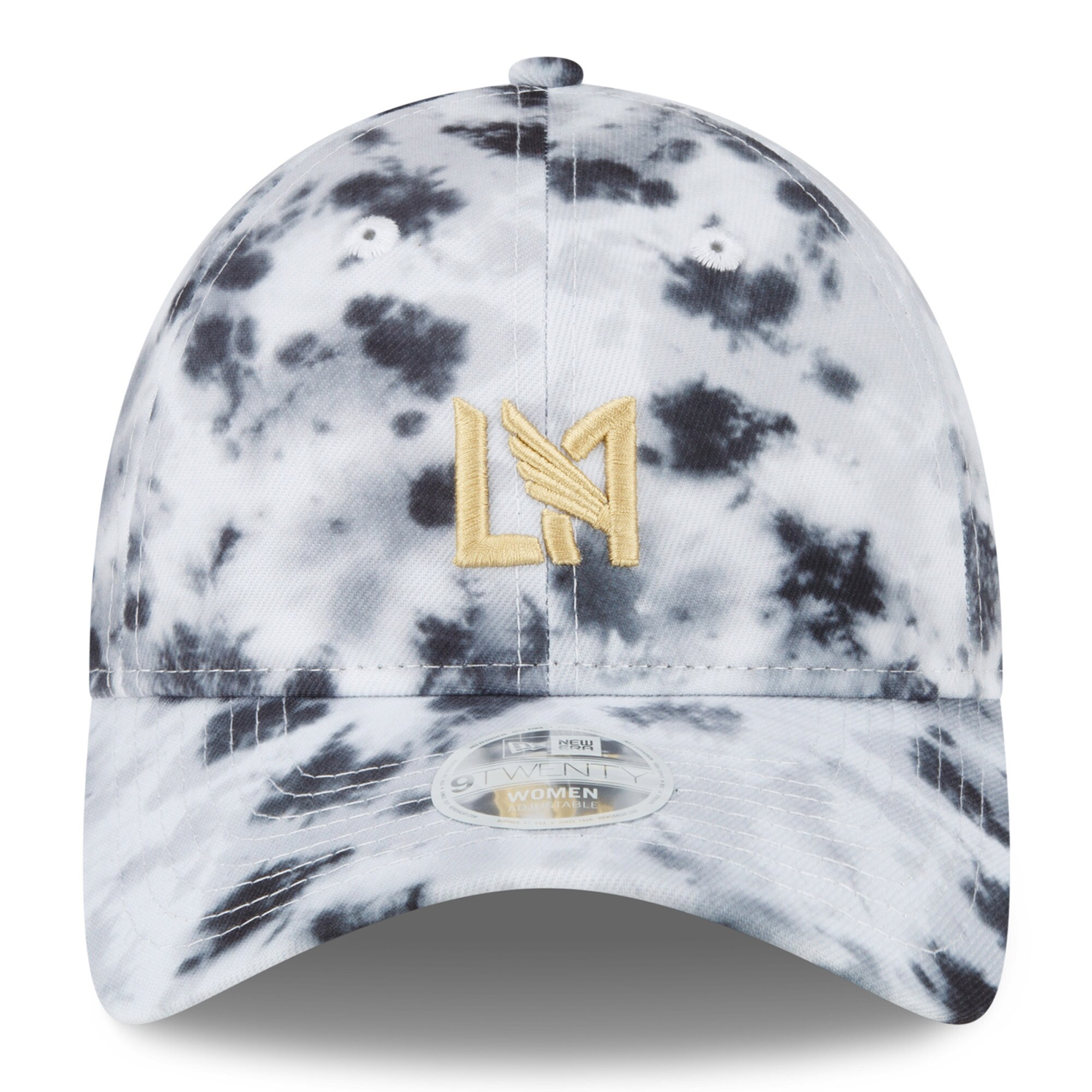 women8217s lafc new era black tie-dye 9twenty adjustable hat | San Jose Earthquakes Hats, Jerseys & MLS Apparel